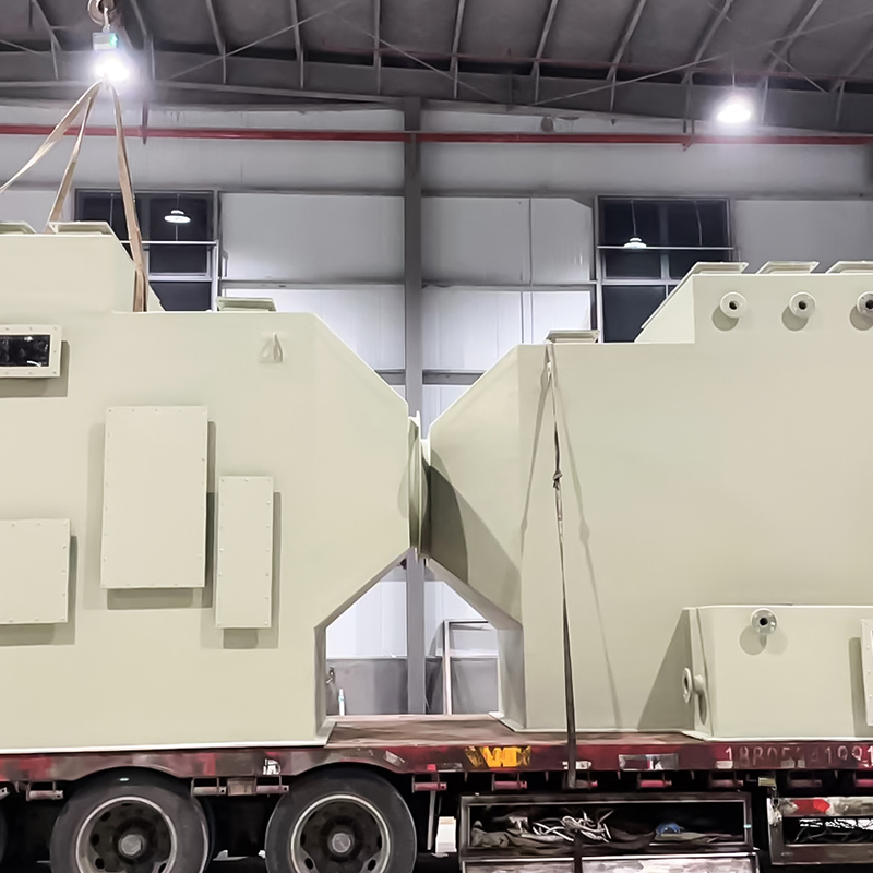 FRP yatay yıkama kulesi