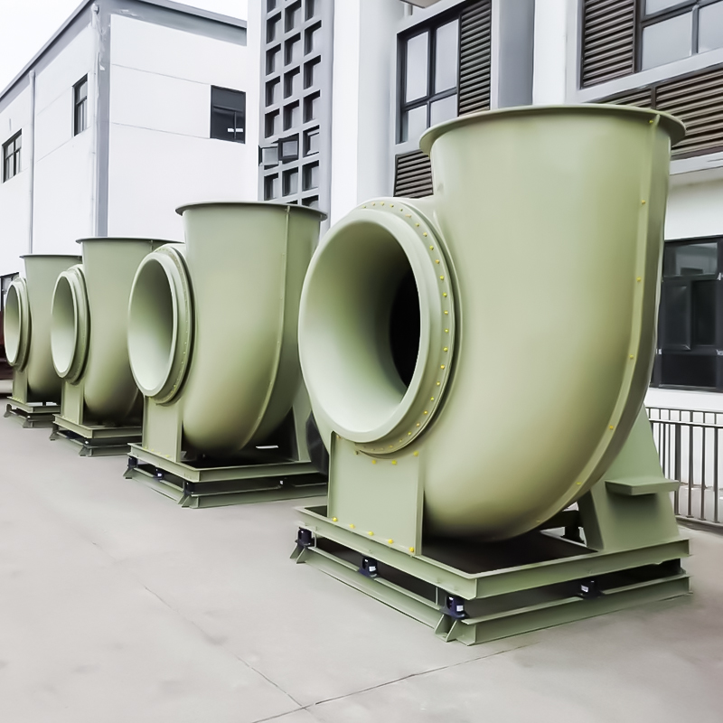 FRP orta ve düşük basınçlı korozyon önleyici fanlar