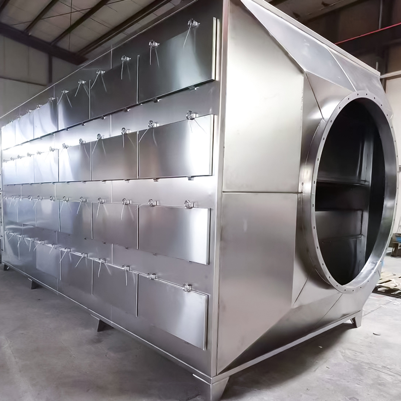 304 paslanmaz çelik aktif karbon adsorpsiyon kutusu çekmece yapısı