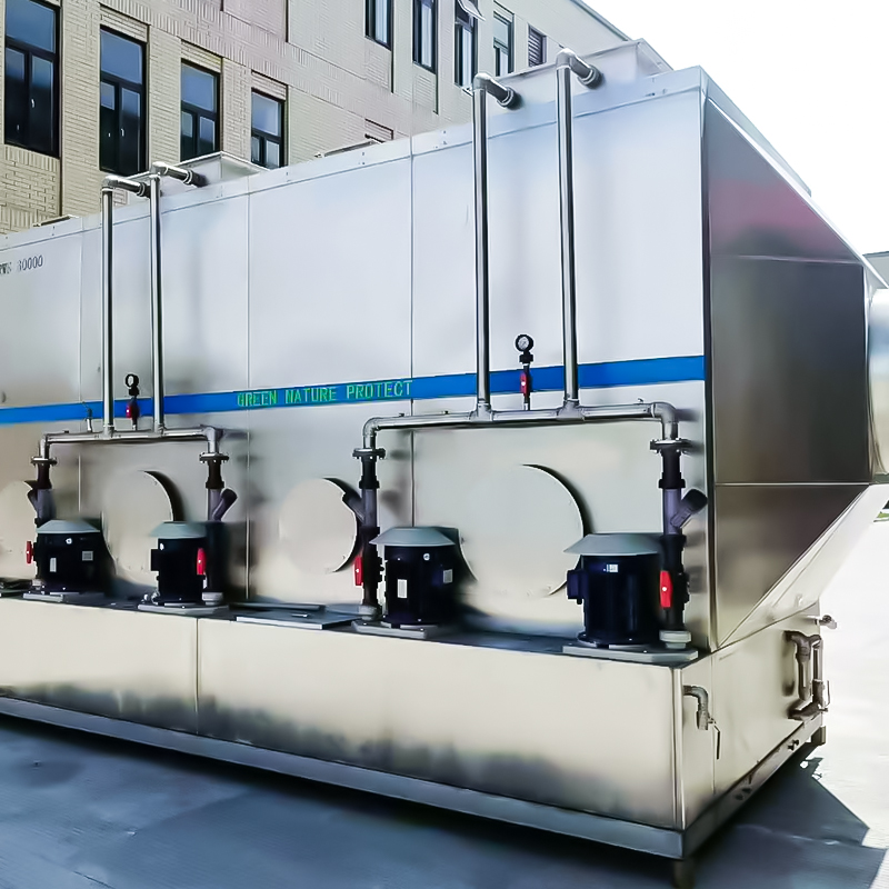 304 paslanmaz çelik yatay temizleme kulesi