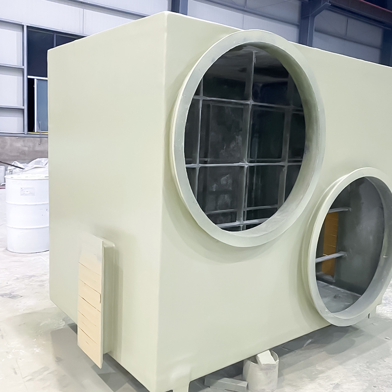 Fiberglas aktif karbon adsorpsiyon kutusu