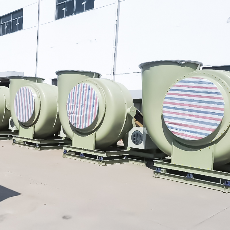 FRP orta ve düşük basınçlı korozyon önleyici fanlar