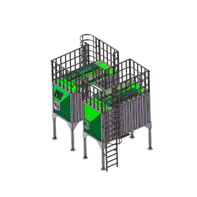 Üstten yüklemeli ve alttan yüklemeli karbon çeliği aktif karbon adsorpsiyon kutusu